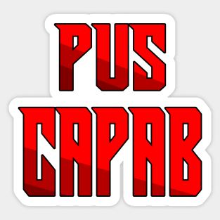 Pus Capab Sticker